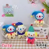 Lindo Colgante Llavero Payaso de Circo Juguete Muñeco Payaso de Peluche Creativo Regalo para Pareja Colgante para Mochila Escolar