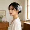 Pinzas para el cabello florales con un toque de alta gama, pinzas de garra exquisitas que realzan el volumen del cabello, pinzas de tiburón grandes, accesorios para el cabello antideslizantes, pinzas para el cabello al por mayor