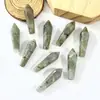 Bestsellers de Amazon de Venta Caliente Europeos y Americanos: Piedra Semipreciosa de Cristal 8*31mm Columna Hexagonal de Punta Única Piedra Suelta Accesorios DIY Joyería