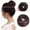 Peruca feminina transfronteiriça, coque retrátil, anel de cabelo fofo realista, ferramenta de estilização de cabelo, presilha tipo garra ninho de pássaro, coque de cabelo falso