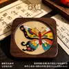 Patrón DIY Dunguang para el Año del Caballo, Kit de Materiales para Posavasos de Pintura Esmaltada, Regalo Hecho a Mano de Cloisonné Patrimonio Cultural Inmaterial