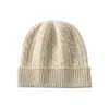 Chapéu de Caxemira Outono/Inverno 2026 Chapéu de Caxemira Trançado Chapéu Quente com Proteção para as Orelhas para Homens e Mulheres Gorro Versátil