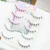 Pestañas postizas Menglu W-8 de una sola pieza, tallo transparente, gruesas, de pelo de diablo natural, pestañas postizas de simulación natural