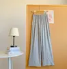 Pantalones Rectos de Modal con Cintura Entallada y Cordón para Primavera, Otoño y Verano, Pantalones Ligeros de Pierna Ancha para Deporte, Baile y Hogar con Protección Solar