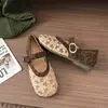 Zapatos Casuales Lindos de Encaje Floral Estilo Nuevo Primavera y Verano 2026 Suela Suave Versátiles Zapatos de Princesa Zapatos Mary Jane