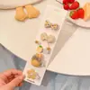 Pinzas para el pelo súper lindas de tela para niñas, Pinzas para el pelo de bebé que no dañan el cabello, Pinzas laterales y para el flequillo de niños, Pinzas de pico de pato