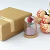 Acessórios de Decoração de Pingente DIY Kit de Material Flor Rosa do Pequeno Príncipe Ornamento de Tampa de Vidro Mini