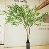 Planta artificial Campanilla japonesa planta verde artificial bonsái decoración de interior decoración de bonsái ins nórdico Madera borracha artificial