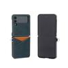 Funda de Cuero con Ranura para Tarjeta Sam Z Flip4 Plegado sin Costuras Funda de Teléfono Ultra Delgada Flip 70% de descuento Funda de Cuero para Teléfono Plegable Estilo Flip