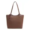 Bolsa de Ombro para Mulheres 2025 Nova Moda Outono e Inverno Retrô Tendência de Alta Qualidade para Trabalho e Deslocamento Bolsa Tote de Grande Capacidade