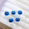 Accesorios de arte de uñas de dibujos animados de Plaza Sésamo, bonitos monstruos pequeños de dibujos animados de ojos grandes, nariz grande, pegatinas de decoración DIY para uñas
