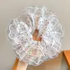 Goma para el pelo extragrande de estilo coreano de alta resistencia, coletero estilo perezoso para niñas, banda elástica para el pelo de alta gama