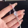 Pulseira de Ágata de Gelo de Luxo Leve Estilo Xiaohongshu Pulseira de Mosquitinho Joia de Mão Feminina Presente Presente para o Dia dos Namorados Chinês