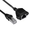 Cabo de Rede Categoria 5 Macho para Fêmea Cabo de Rede Cabo de Rede RJ45 Cabo de Extensão com Orelhas e Furos para Parafuso para Fixação