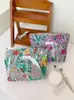 Nuevo Bolso Cosmético Bordado de Flores de Gran Capacidad Bolsa de Almacenamiento para el Cuidado de la Piel Portátil para Salir Bolsa de Aseo de Viaje Bolsa Interior