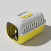 Transportadora de gato portátil para viagem, bolsa especializada para gatos, cápsula de espaço grande para cães, caixa de gato, caixa para pet, plástico