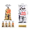 Bolsa de plástico para embalaje de galletas, bocadillos y dulces con bolsillo plano OPP con impresión transfronteriza para Halloween, nueva bolsa de plástico para fiestas navideñas