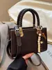 Bolso Pequeño de Diseño de Nicho para Mujer Estampado de Leopardo 2025 Nuevo Moda Japonesa y Coreana Bolso de Hombro Tejido de Mano Cruzado Bolso Cuadrado Pequeño