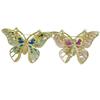 Broche de Mariposa Retro Degradado, Broche de Perlas de Nicho con Clase para Mujer, Corsage con Clase, Accesorios para Solapa, Ropa con Clase