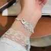 Pulseira de Pavão Fresca e Elegante com Senso de Design, Moderna e Fashion para o Dia a Dia, Versátil, de Nicho, Simples, Exquisita e Elegante