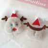 Nuevo Papá Noel Alce Muñeco de Nieve Muñeco de Peluche Broche Accesorios Decoración Celebración Navideña Accesorios para Ropa Bolso
