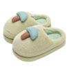 Lindas Pantuflas Peludas de Suela Gruesa para Mujer para Usar Afuera, Nuevas Pantuflas de Algodón Peludas Antideslizantes Cálidas para Pareja para Mujer en Otoño e Invierno
