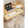 Escritorio de Computadora Extensión Placa de Extensión Reposamanos Teclado Reposabrazos Sin Taladro Nogal Negro Soporte Alargado Ensanchado