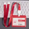 Porta-Crachá Permissão de Trabalho Personalização Fivela de Segurança Cordão Crachá Cartão de Refeição Estudante Marca Cartão Escolar Cartão Escolar Cartão de Trabalho