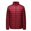 Chaqueta de Algodón Sencilla de Color Sólido para Hombre 2026 Comercio Transfronterizo, Abrigo de Algodón con Capucha y Cuello Alto, Chaqueta de Algodón Casual para Hombre Tallas Grandes