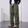 Nuevos Pantalones Casuales Japoneses de Moda Ins Estilo Perezoso Moda Simple Versátil Harajuku Minimalista Moda de Tendencia Artístico