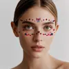 Maquillaje con Tema de Bandera de Tailandia para Amazon Transfronterizo Pegatinas Faciales para Eventos Tatuajes Temporales Faciales