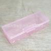 Caixa de Ferramentas para Nail Art Caixa de Armazenamento de Joias Caixa de Plástico Rosa Transparente Caixa para Canetas de Nail Art Lixa Várias Caixas de Armazenamento
