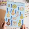 Coleção de Adesivos para Restauração de Relíquias Culturais Manhã Cedo Foam: Adesivos de Cenários Vintage, Miniaturas de Porcelana Antiga, Livro Artesanal DIY