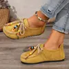 Zapatos de calle cerrados de talla grande transfronterizos 2026 primavera/otoño vintage Birkenstock mocasines casuales de gamuza