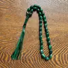 Pulsera de Oración de 33 Cuentas en Stock Transfronteriza con Cuentas Ovaladas de Plástico Pintadas en Spray de 7*11 mm, Joyería de Exportación de Oriente Medio, Regalo de Vacaciones
