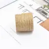 DIY corda de juta artesanal decorações retrô corda de cânhamo grossa e fina material de tecelagem para parede de fotos corda de amarração