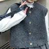 Conjunto de Niña Primavera y Otoño 2025 Nuevo Elegante de Moda Celebridad de Internet Chaleco Suéter Pantalón Traje Conjunto de Tres Piezas