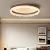 Lámpara de Techo para Dormitorio Estilo Medieval Niebla de Nube Protección Ocular Retro Japonés Wabi-Sabi Madera de Nogal con Veta Lámparas para Restaurante Sala de Estudio