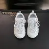 Zapatillas para Niñas 2026 Modelo Nuevo Primavera y Otoño para Niños Mayores, Zapatos de Malla Transpirable para Niñas, Zapatos Tipo Papá para Niños, Zapatos Casuales