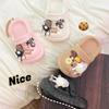 Pantuflas Infantiles Frijol de Chocolate Sandalias de Material EVA Sandalias para Niños Zapatos con Agujeros para Niñas Suela Suave Ligeras Venta al por Mayor Verano