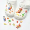 Zapatos de Madera Adorables con Mariposa de Perla de Venta Caliente Accesorios para Zapatos Hebilla de Zapato Desmontable DIY Decoraciones de Zapatos de Dibujos Animados para Primavera y Verano