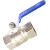Válvula de Bola Latón Electrochapado 4/6 Pulgadas 1.0-2 Pulgadas Válvula de Bola Doble Rosca Exterior Doble Rosca Interior Grifo Switch de Agua Accesorios de Montaje