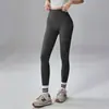 Calça Legging Longa Elástica para Tonificação Abdominal Pilates Yoga Fitness Corrida Esportes Roupa de Baixo Justa Calça Tubarão Calça Tubarão