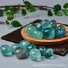 Pedras Tumbled de Fluorita Verde Natural, Pedras Brutas de Cristal de Fluorita Verde, Pedras Difusoras para Aromaterapia, Pedras para Paisagismo de Aquário