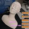 Modelo de Cabeça de Prática para Salão de Beleza Manequim Príncipe Maquiador Molde Massagem Limpeza Modelo de Aprendizagem Rosto