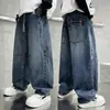 Pantalones para niño para primavera y otoño 2026 nuevo estilo, para niño grande otoño pierna recta estilo callejero jeans de otoño frescos para niños