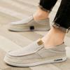 Nuevos Zapatos de Lona para Hombre 2025 Verano Casual Zapatos de Lino del Viejo Pekín Zapatillas de Pescador Hombres Perezosos Slip-On