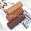 Estuche Hecho a Mano para Gafas, Caja de Almacenamiento de Gafas Ópticas Estilo Retro, Estuche Pequeño con Espejo de Madera, Estuche de Gama Alta para Gafas de Miopía