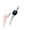 Adecuado para S11/10 y Otros Relojes Apple Watch, Pulsera Grabada con Patrón de Póker, Pieza Curva Correa de Metal para iWatch