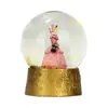 Bola de Cristal Luminosa Personalizada Bola de Nieve Creativa Adornos Transfronterizos Decoración para el Hogar de Niña Manualidades de Resina Adornos